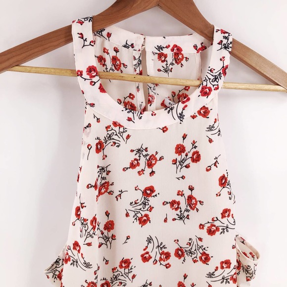 Glamorous Curve Floral Halter Neck Tank Top Sz 18 - Picture 3 of 8